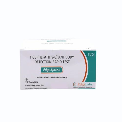 EdgeXpress HCV Rapid Test Kit, 25 Tests