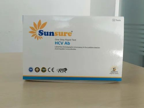 sunsure Hepatitis C Virus Hcv Rapid Test Kits, 50 Tests