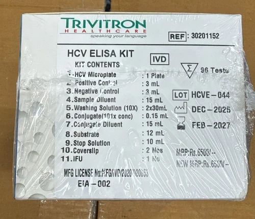 TRIVITRON Hcv Elisa Kit, 96 Tests