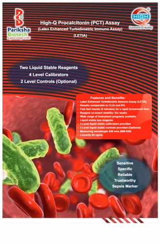 High-Q Procalcitonin (PCT) Assay (Latex Enhanced Turbidimetric Immuno Assay) (LETIA)