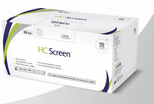 HC Screen Syphilis Rapid Test Kit, 50 Tests