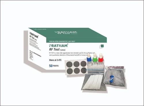 Pratham RF Test Kit (50 Tests) - Blood Sample - Latex Agglutination