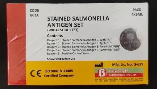 Widal Slide Kit Beacon For Serology Test Kit