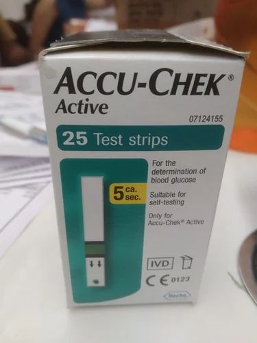 Accuchek Blood Glucose Test Strip, 50 Strips