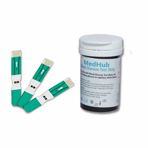 MedHub Blood Glucose Test Strip, 50