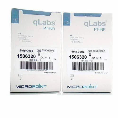 Plastic Micropoint QLabs Q1 Pro Electrometer Strip PT-INR, For Hospital, 20 mIU/mL