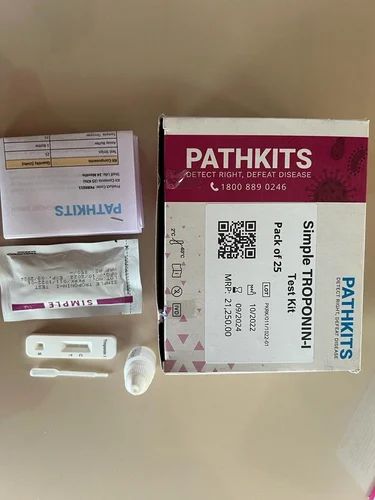 Pathkits PK SIMPLE Troponin I Test Kit, 25 Tests