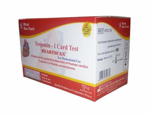 HEART-SCAN Troponin I Card Test, 10 Tests