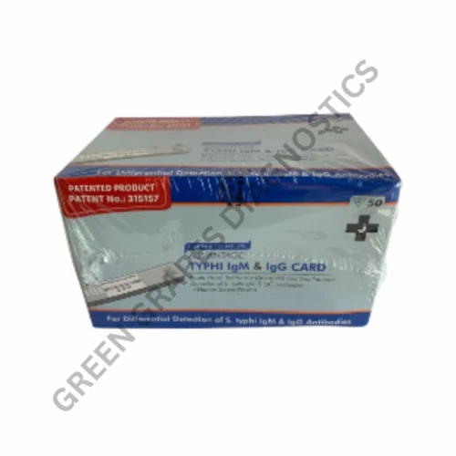 50 T Advantage Typhi IgM & IgG Card