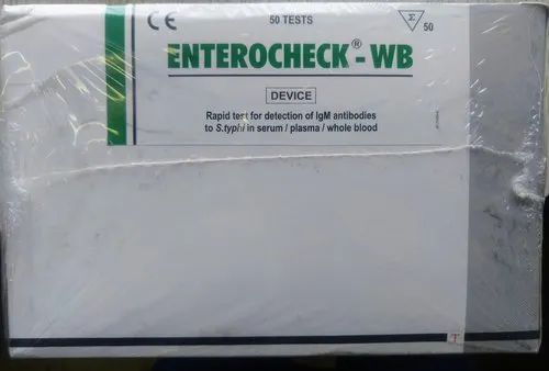 Enterocheck-Wb Typhoid Rapid Test Card, 25 Tests