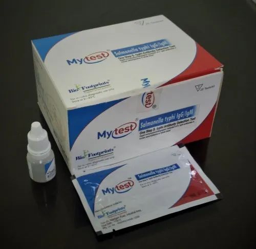 Mytest Salmonella Typhoid IgG IgM Test Kit, 25 Tests