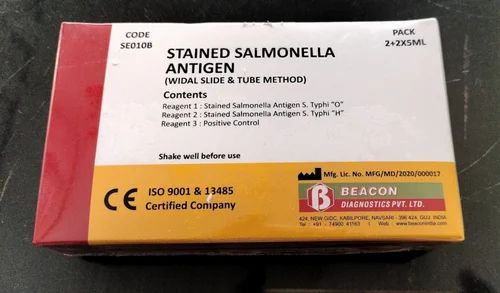Beakon Stained Salmonella Antigen Widal Test Kit