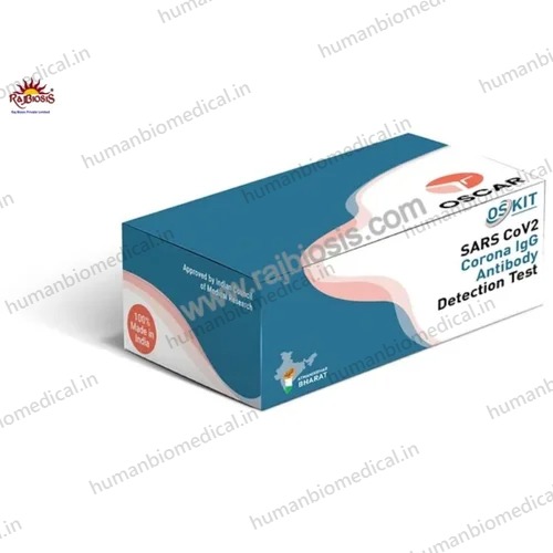 Oscar SARS CoV2 Corona IgG Antibody Detection Test, Number of Reactions(Preps)/Kit: 25