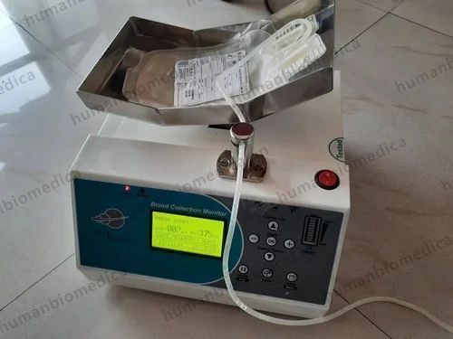 Blood Collection Monitor with Battery, Microcontroller Based, 1,999 ml Adjustable Volume