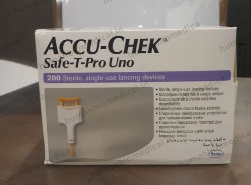 Plastic Accu Chek Safe T Pro Uno Lancing Device, For Hospital