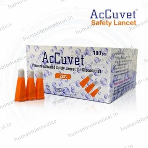 Plastic Accuvet Safety , For Hospital, Model Name/Number: 28 G