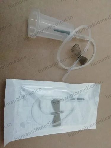 Plastic Neucell Blood Collection Set With Safety Device, For Hospital, Size: 23G 2