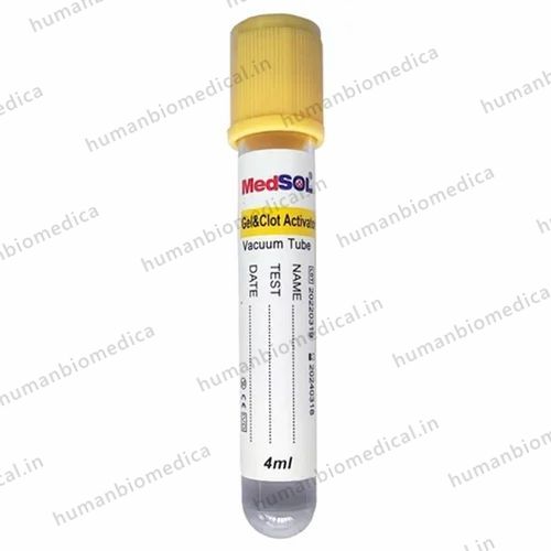 MedSol Gel And Clot Activated Vaccum Tube, For Hospital 2