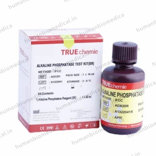 Clinical Chemistry Reagent TRUEchemie Alkaline Phosphatase ALP Test Kit 2x50ml, Bottle of 25 ml