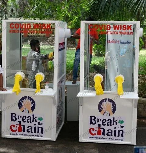 Steel Modular Portable Covid-19 Kiosk