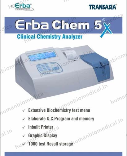 Erba Chem 5x Semi automatic biochemistry Analyser 2