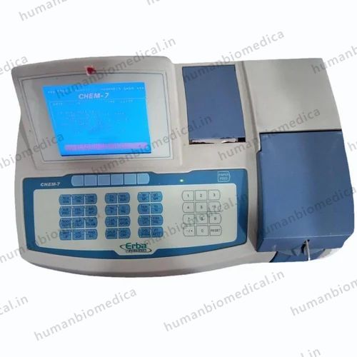 30W Erba Chem-7 Biochemistry Analyzer, Assays: Clinical Chemistry