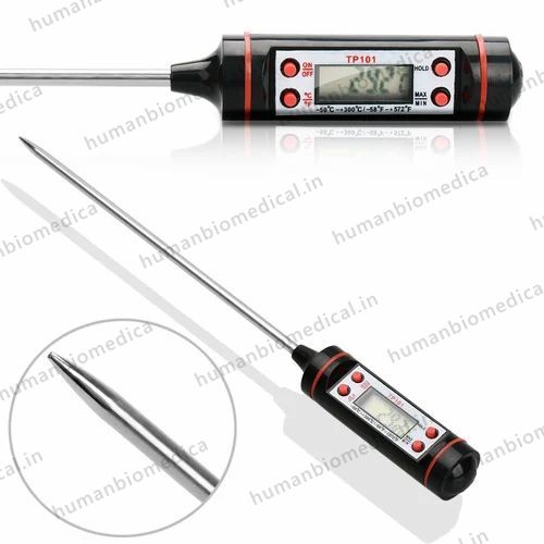Stainless Steel Food Thermometer, 0.1 Degreec
