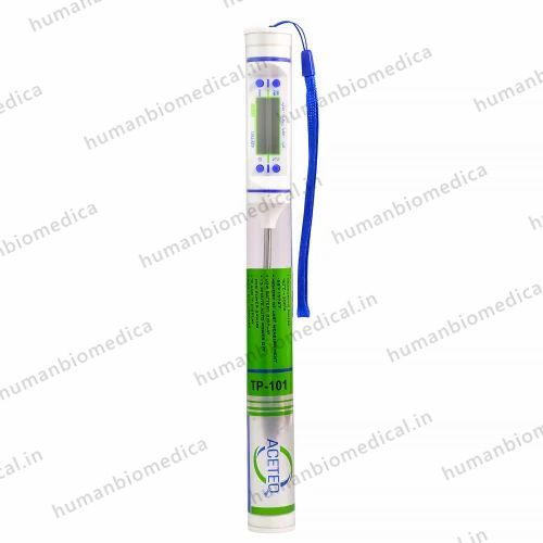 Probe Food Thermometer, 120 mm, Temp Range: -50 to 250 C