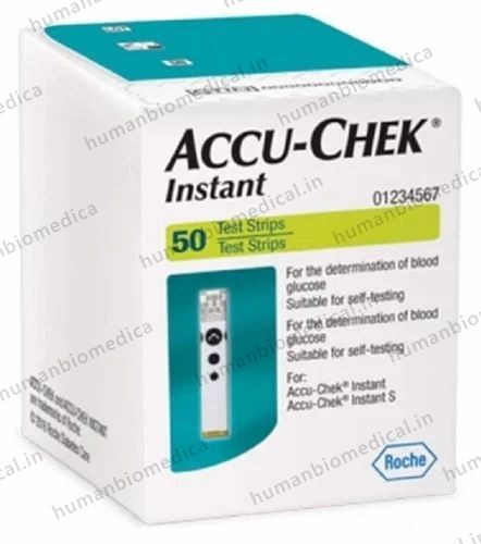 Accu-Chek Instant Test Strips, 50 Count (Multicolor), 25 strips