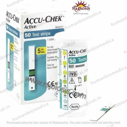 Raj Biosis Accu-Chek Sugar Test Strips