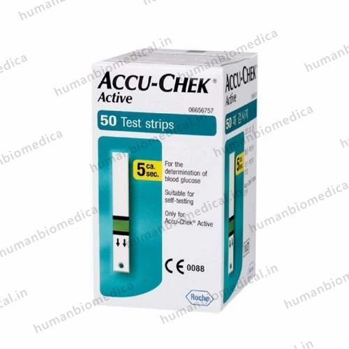 Active Accu-Chek Sugar Test Strips