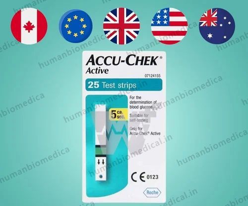 Accucheck Active Glucometer Strip - Pack of 25 Strips 2