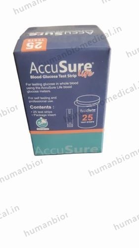 Accusure Life Blood Glucose Test Strips 25 Count 2