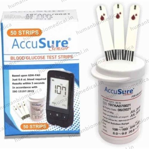 Glucometer 50s Strips( accusure simple), 50 Strips