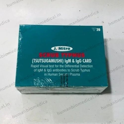 JMITRA SCRUB TYPHUS (TSUTSUGANUSHI) RAPID CARD, 10 Tests