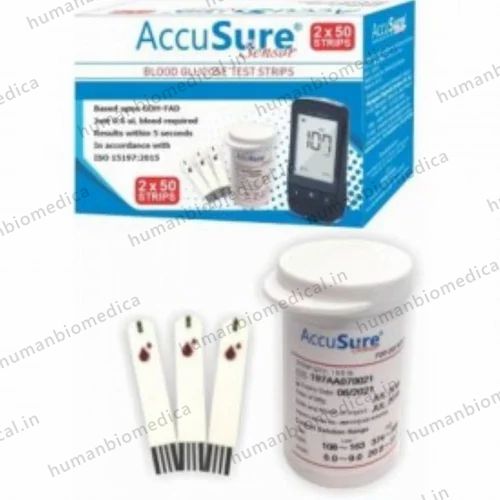 AccuSure Sensor Test Strips  Pack of 100 2
