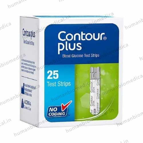 Contour Plus Blood Glucose 25's Test Strip