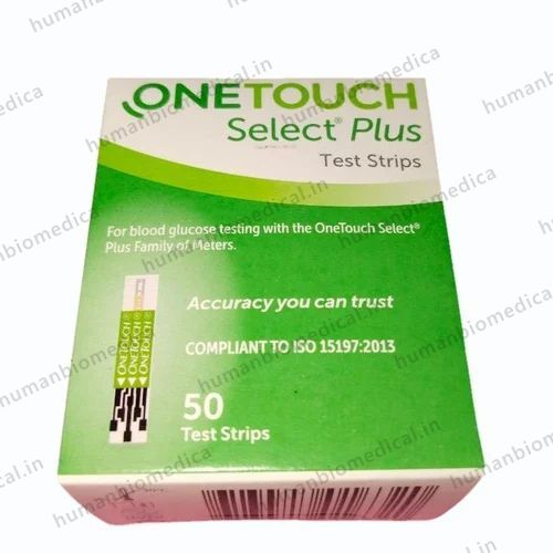 One Touch Select Plus Blood Glucose Test Strips (Pack of 50)