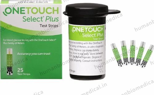 25 Strips One Touch Select Plus Test Strips