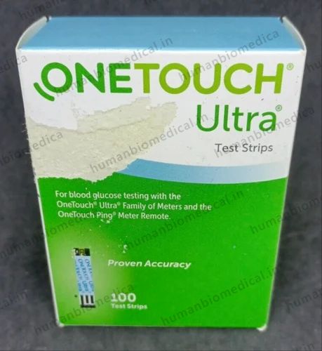 100 One Touch Ultra Glucose Test Strips