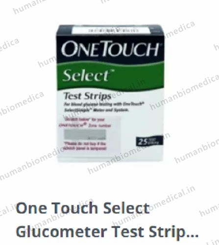 One Touch Select Glucometer Test Strip