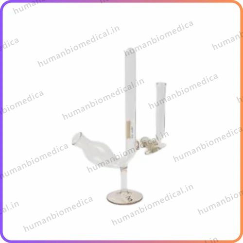 Glass Ureometer Doremus with stop cock for rapid determination in urine