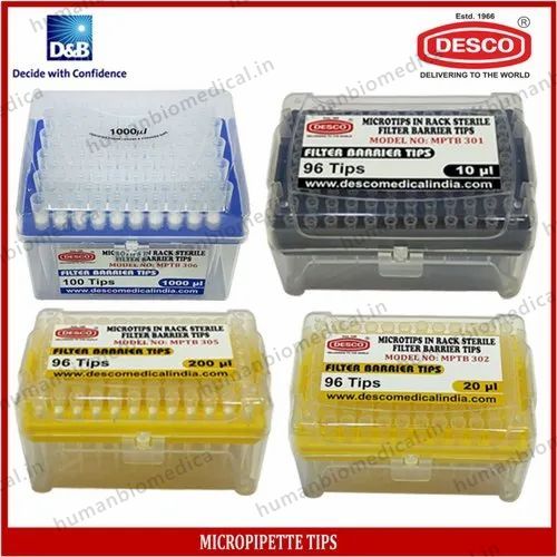Micropipette Tips Desco, For Chemical Laboratory