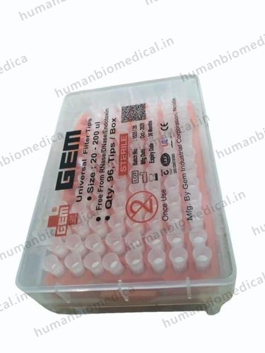Gem Universal Micropipette Filter Tips, Capacity: 200 ul