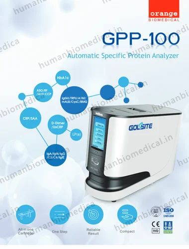 Goldsite GPP 100 Automatic Specific Protein Analyzer,, For Laboratory Use