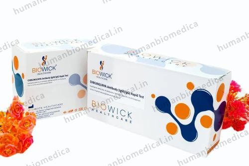 Chikungunya lgG/lgM Antibody test Kit, Number of Reactions(Preps)/Kit: 50