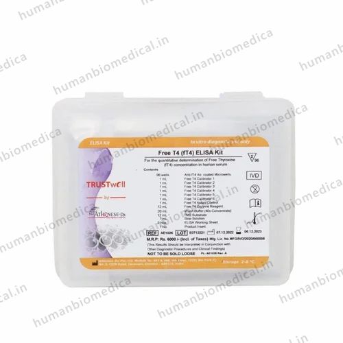 TRUSTwell Free Thyroxine FT4  Kit, 96 Tests