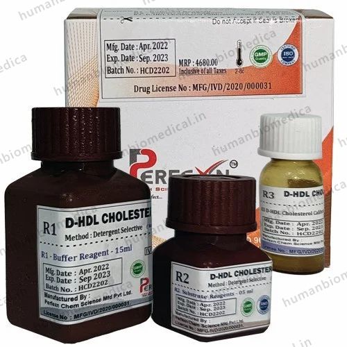 Liquid Hdl Cholesterol Direct Test Kit, For Lab & Hospital, Packaging Type: Bottle