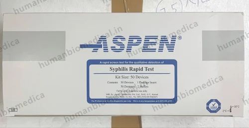 Aspen Syphilis Rapid Test Card, 50 Tests