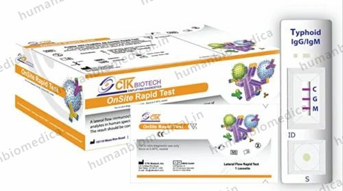 casettee Typhi Igg/Igm Rapid Test CTK, For Hospital